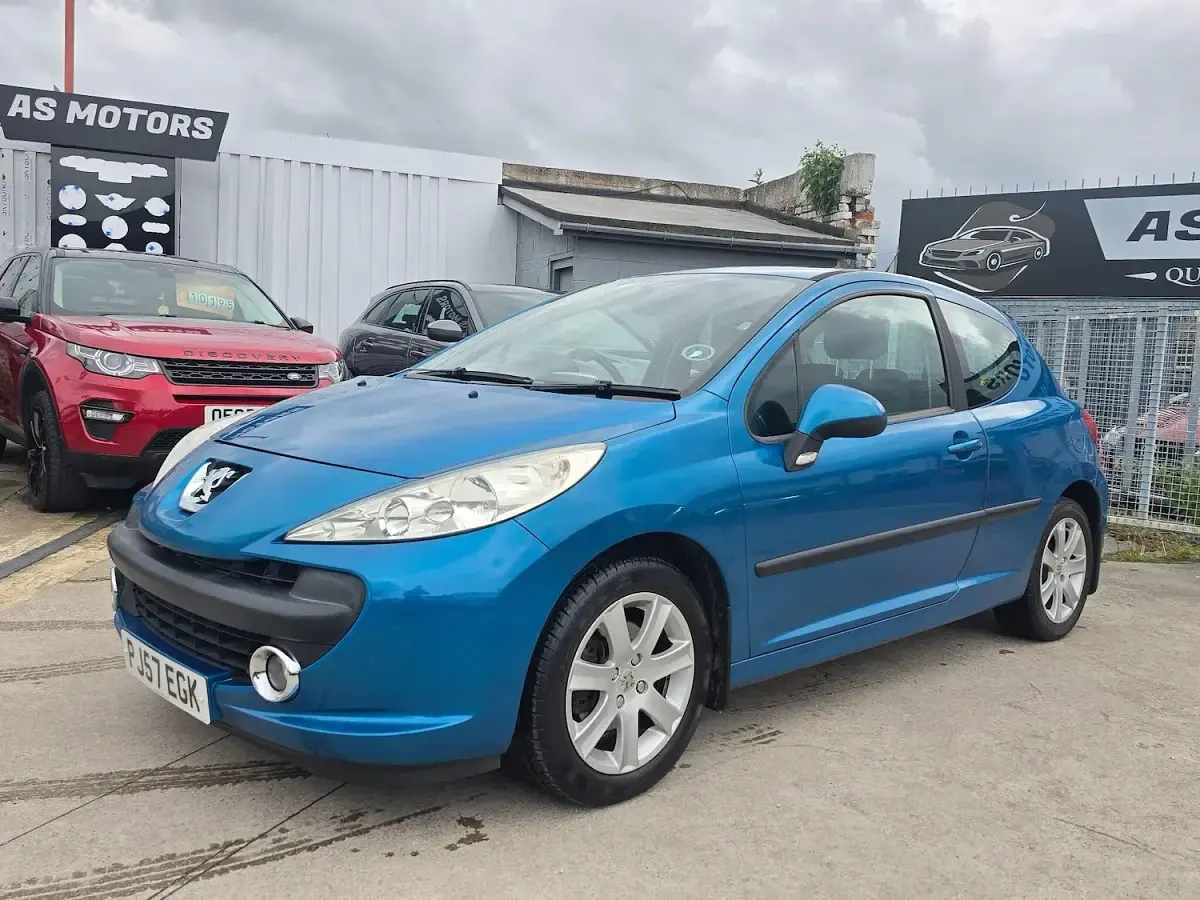 Used Peugeot 207 Sport 90 HP (66 kW) 2007 Blue Hatchback