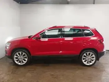 Used Skoda Karoq 150 HP (110 kW) 2018 Red SUV