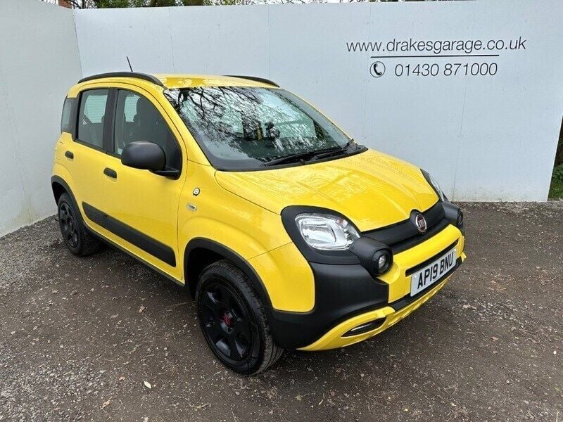 Yellow Used 2019 Fiat Panda 4x4 Hatchback | £9,490 (Fair price) - Image 1/4