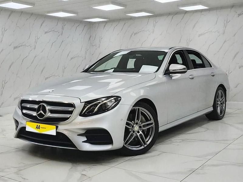 Used Mercedes E220 AMG line 194 HP (142 kW) 2016 Silver Sedan