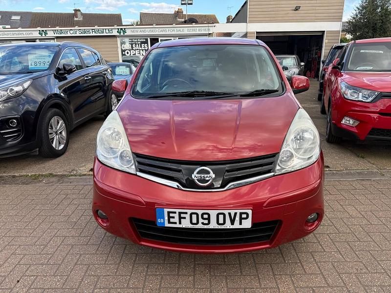Used Nissan Note N-TEC 110 HP (80 kW) 2009 Red Hatchback