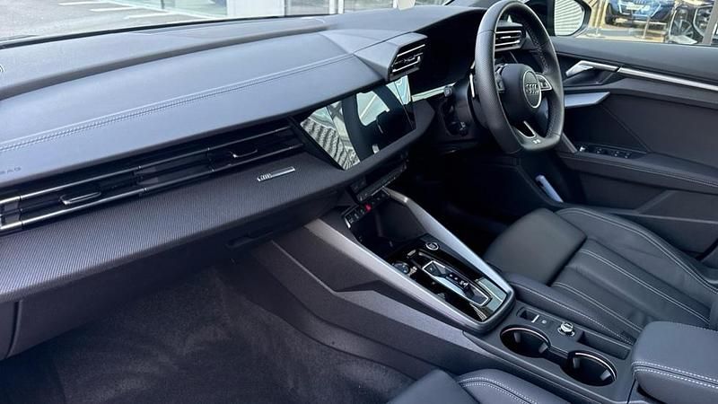 Used Audi A3 Black Edition 150 HP (110 kW) 2025 Blue Sedan
