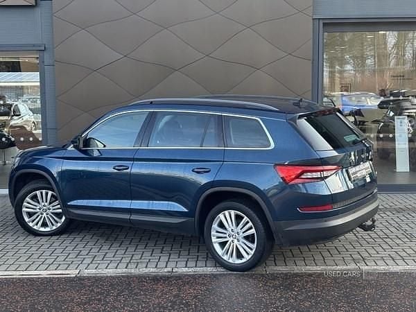 Used Skoda Kodiaq SE L 190 HP (139 kW) 2021 Blue SUV