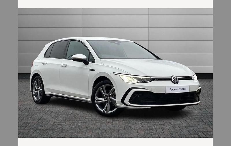 Used VW Golf VIII R-line 150 HP (110 kW) 2022 White Hatchback