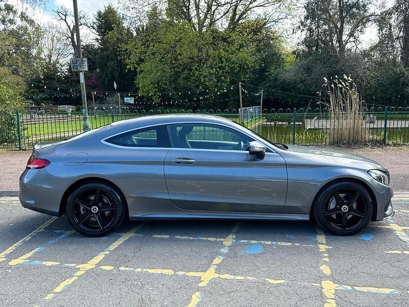 Used Mercedes C220 AMG line 2018 Grey Coupe
