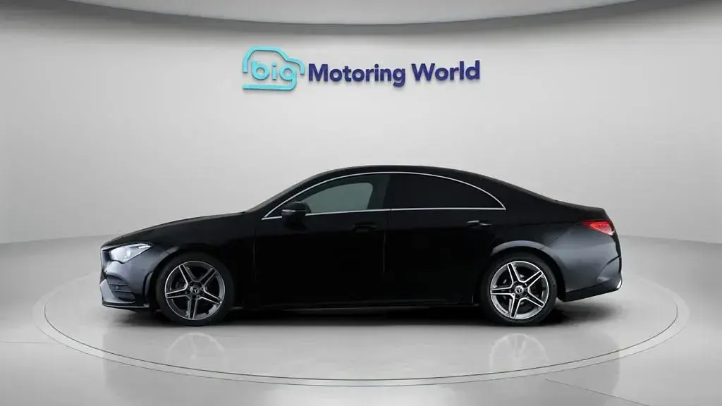 Used Mercedes CLA180 AMG line 136 HP (100 kW) 2021 Black Coupe