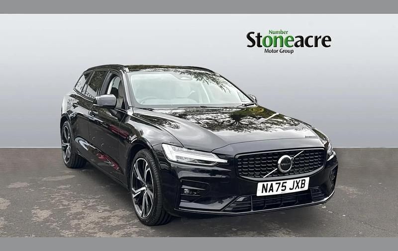 Black Used 2025 Volvo V60 Plus Estate | £36,295 (A bit pricey) - Image 1/4