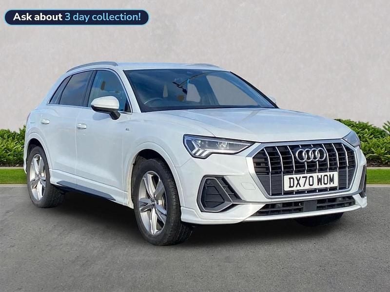 Used Audi Q3 S-Line 150 HP (110 kW) 2021 White SUV