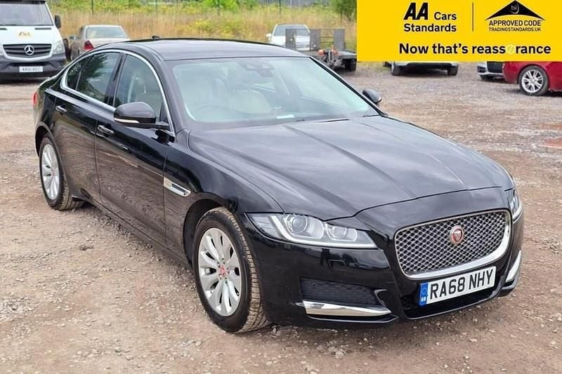 Black Used 2019 Jaguar XF Portfolio Sedan | £7,488 (Fair price) - Image 1/1