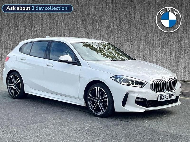White Used 2022 BMW 118 M Sport Hatchback | £21,599 (Fair price) - Image 1/3