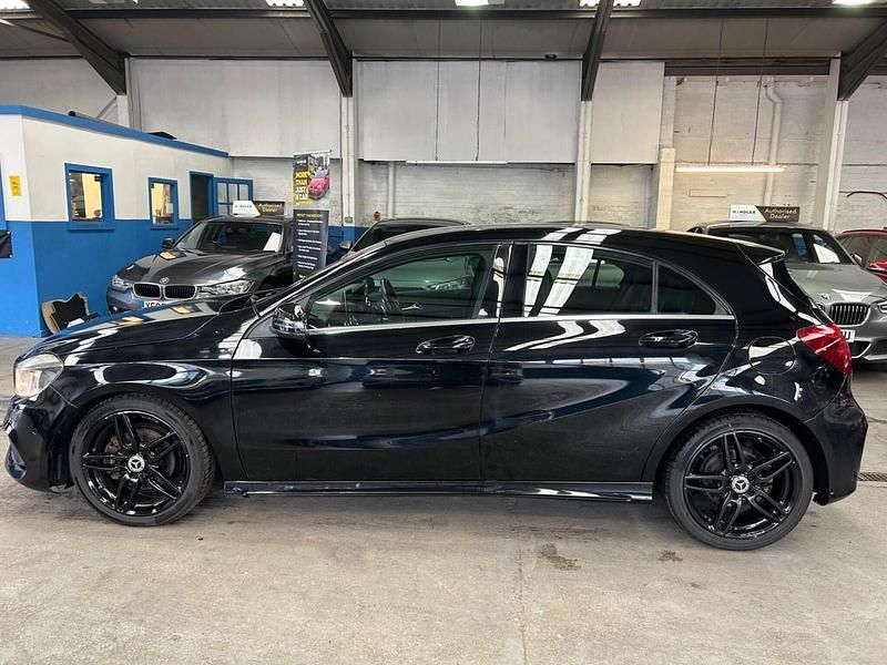 Used Mercedes A200 AMG line 2016 Black Hatchback