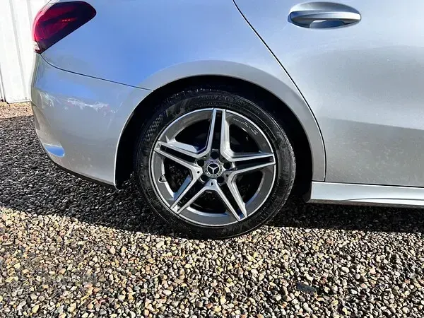 Used Mercedes A180 AMG line 116 HP (85 kW) 2019 Silver Sedan