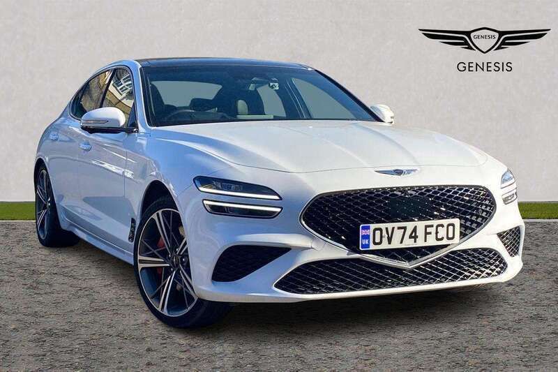 White New 2024 Genesis G70 Sport Sedan | £29,990 - Image 1/4