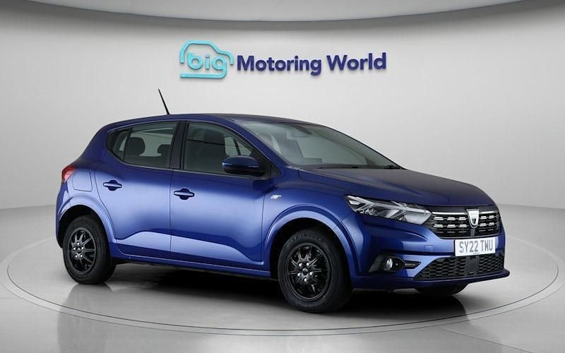 Blue Used 2022 Dacia Sandero Comfort Hatchback | £9,200 (Good price) - Image 1/2