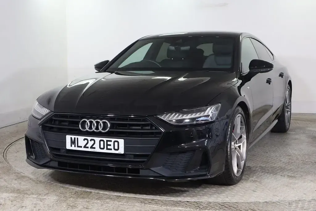 Used Audi A7 Black Edition 245 HP (180 kW) 2022 Black Sedan