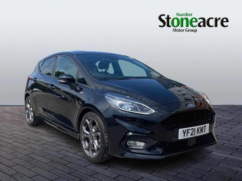 Black Used 2021 Ford Fiesta ST-Line Hatchback | £12,495 (Fair price) - Image 1/2
