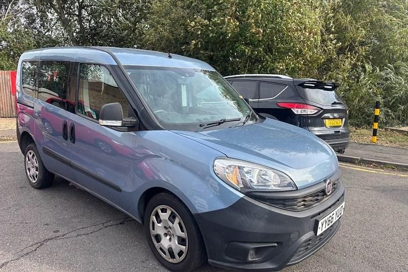 Blue Used 2017 Fiat Doblò Pop MPV | £7,999 (Fair price) - Image 1/1