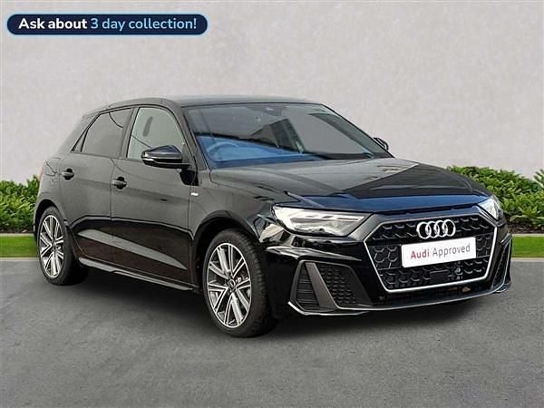 Black Used 2025 Audi A1 S-Line Hatchback | £25,688 (Fair price) - Image 1/4