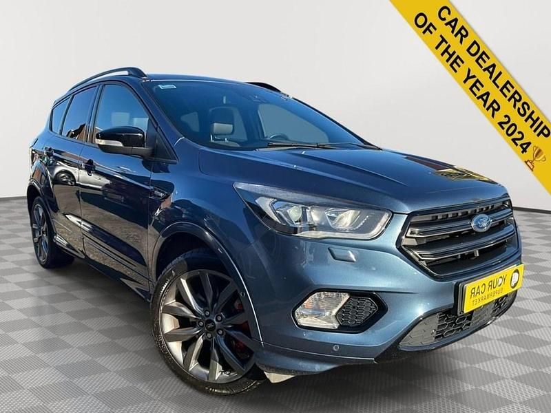 Blue Used 2019 Ford Kuga ST-Line SUV | £10,699 (Fair price) - Image 1/4