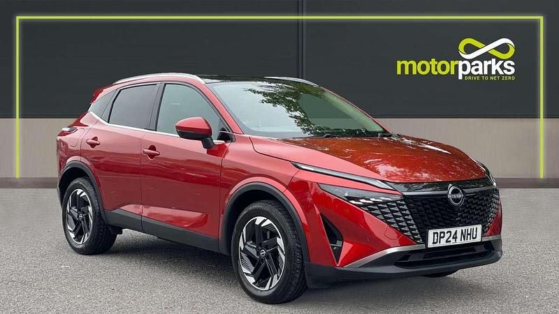 Red Used 2024 Nissan Qashqai N-Connecta SUV | £22,051 (A bit pricey) - Image 1/4
