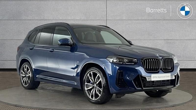 Blue Used 2023 BMW X3 M Sport SUV | £39,219 (A bit pricey) - Image 1/4