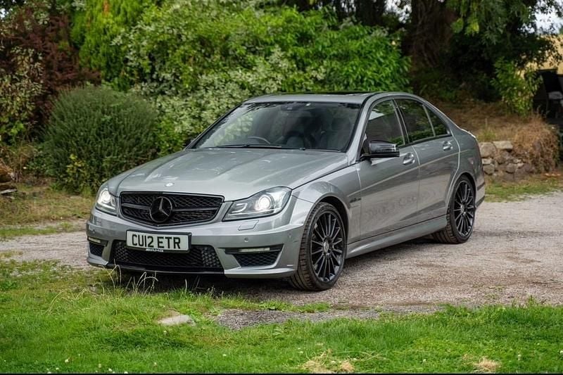 Silver Used 2012 Mercedes C63 AMG Sedan | £18,995 (Fair price) - Image 1/4