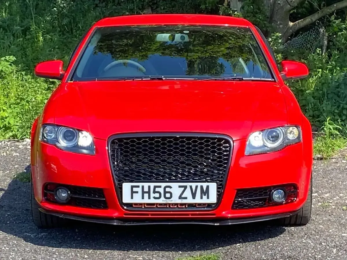 Used Audi A4 S-Line 2007 Red Sedan