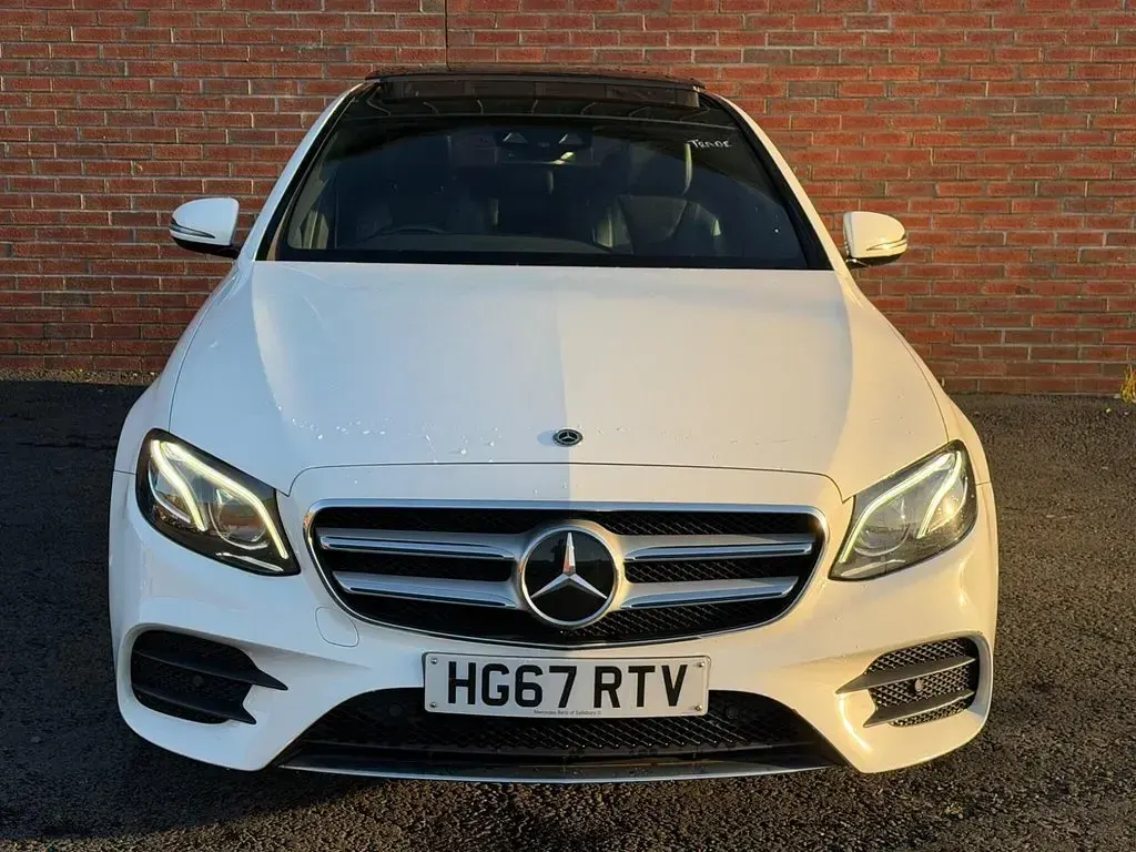 Used Mercedes E350 AMG Line Premium Plus 2018 White Sedan