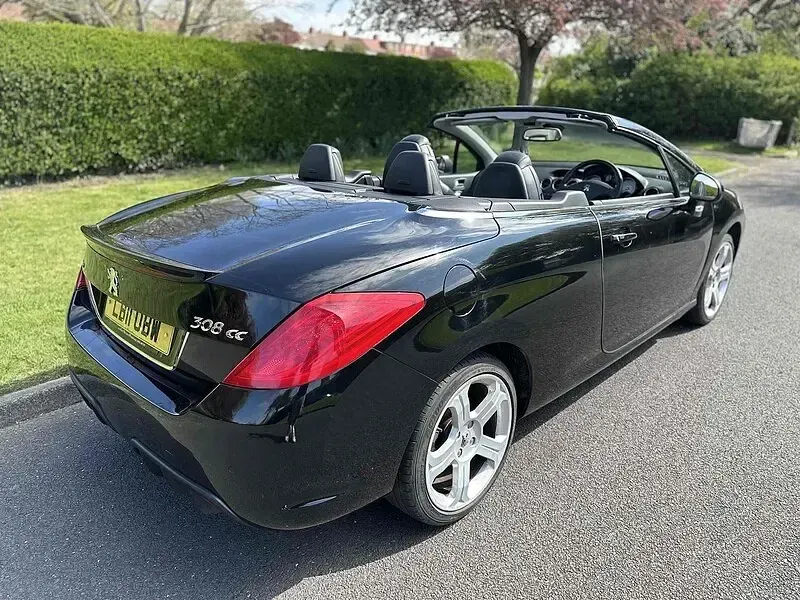 Used Peugeot 308 CC GTi 156 HP (114 kW) 2011 Black Cabriolet