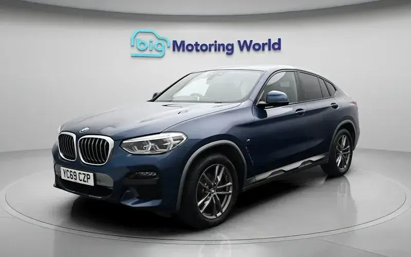Used BMW X4 M Sport 190 HP (139 kW) 2019 Blue SUV