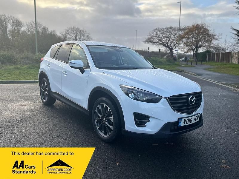 White Used 2016 Mazda CX-5 Inclusive SUV | £6,495 (A bit pricey) - Image 1/4