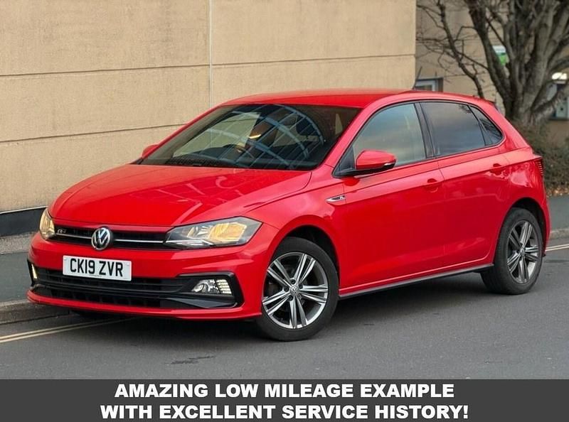 Red Used 2019 VW Polo R-line Hatchback | £11,995 (Good price) - Image 1/3