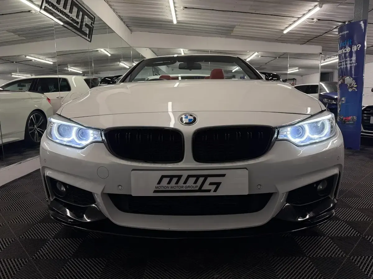 Begagnad BMW 420 M Sport 2016 Vit Cab