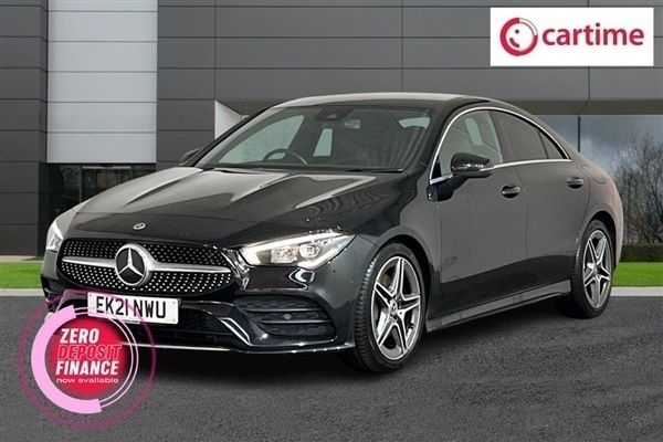 Black Used 2021 Mercedes CLA220 AMG line Sedan | £20,500 (Good price) - Image 1/3