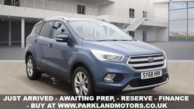 Used Ford Kuga Titanium 150 HP (110 kW) 2018 Blue SUV
