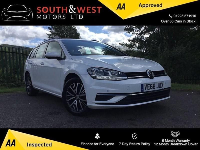 White Used 2019 VW Golf VII SE Estate | £8,985 (Fair price) - Image 1/4