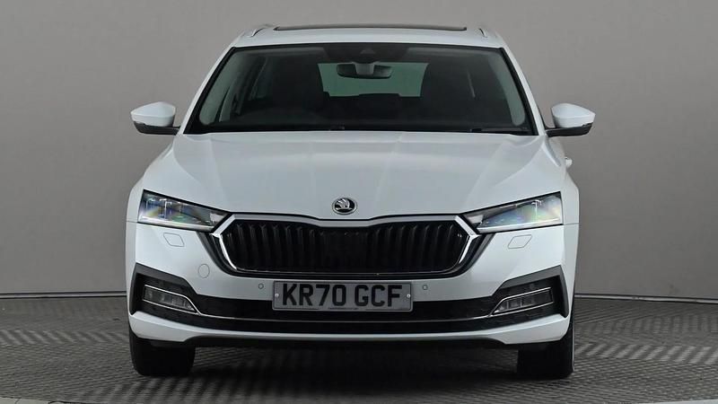 Used Skoda Octavia SE L First Edition 150 HP (110 kW) 2021 White Estate