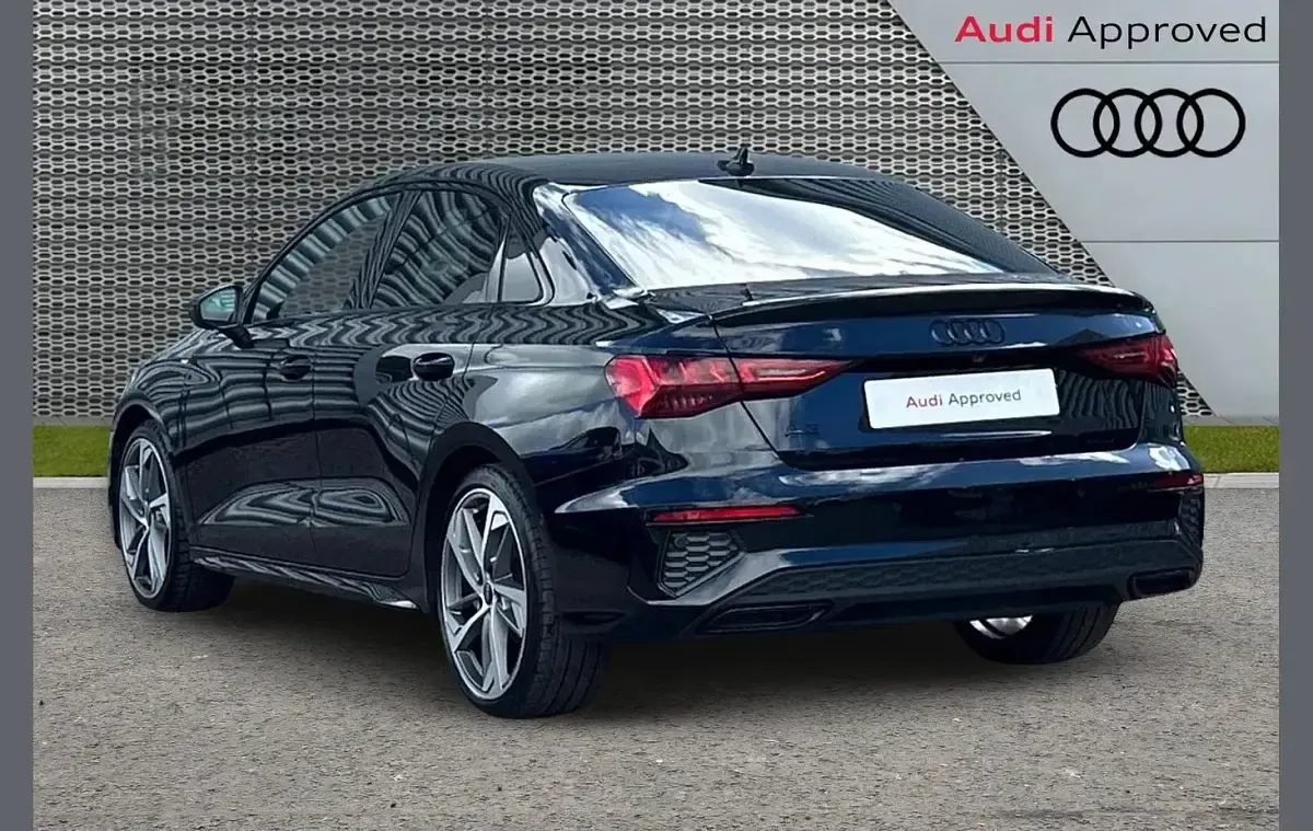 Used Audi A3 Black Edition 147 HP (108 kW) 2024 Black Sedan