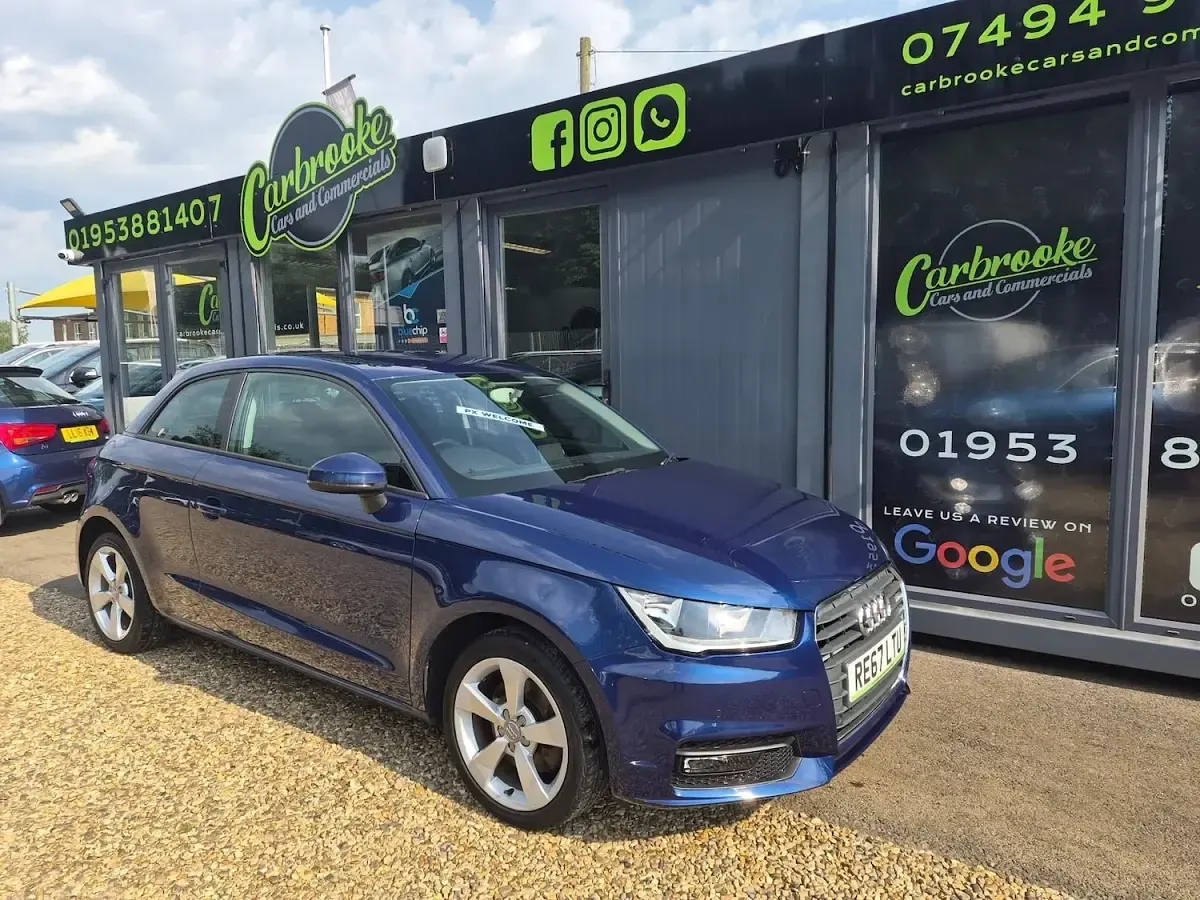 Used Audi A1 Sport 116 HP (85 kW) 2017 Blue Hatchback