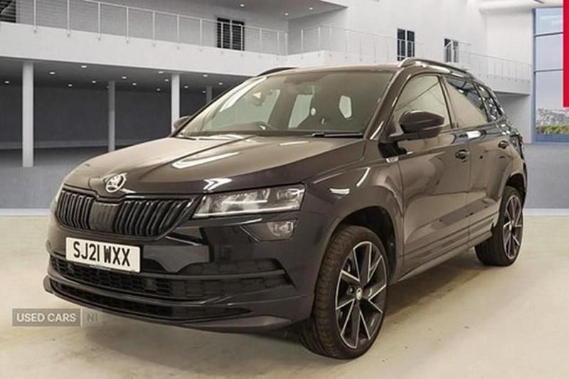 Used Skoda Karoq SportLine 150 HP (110 kW) 2021 Black SUV
