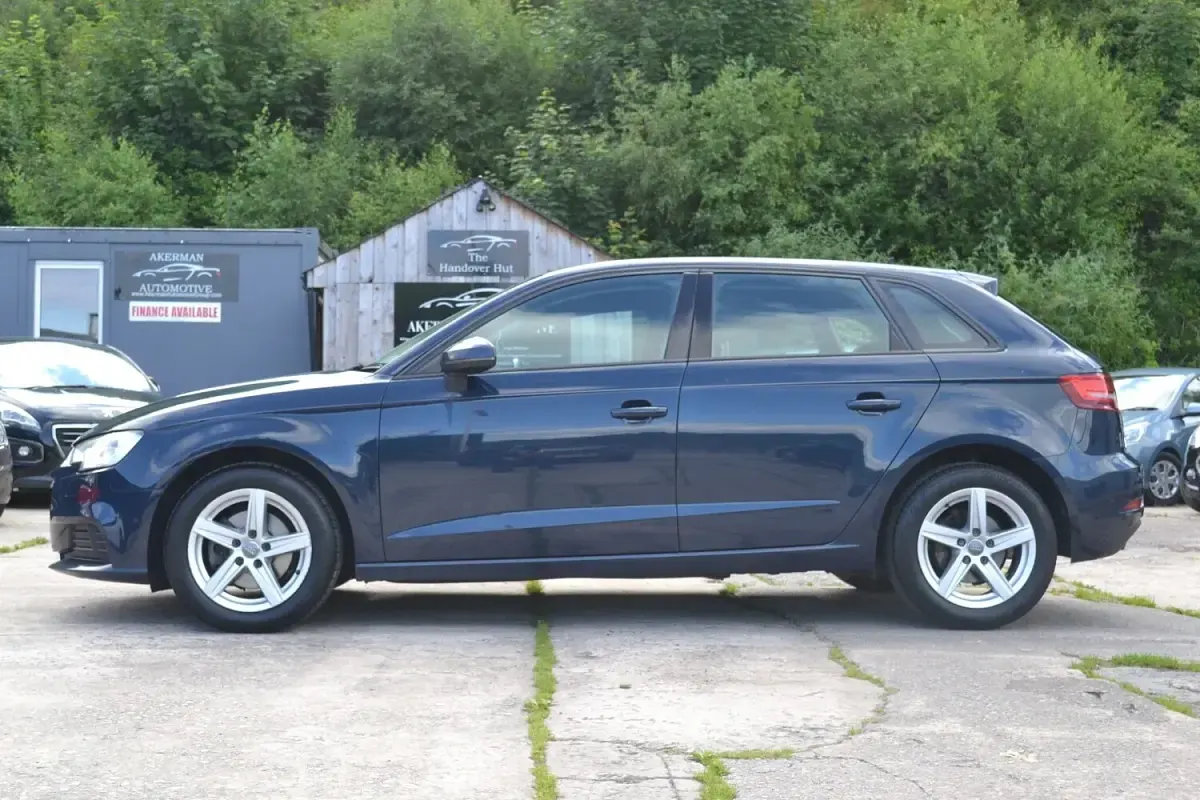 Used Audi A3 116 HP (85 kW) 2019 Blue Sedan