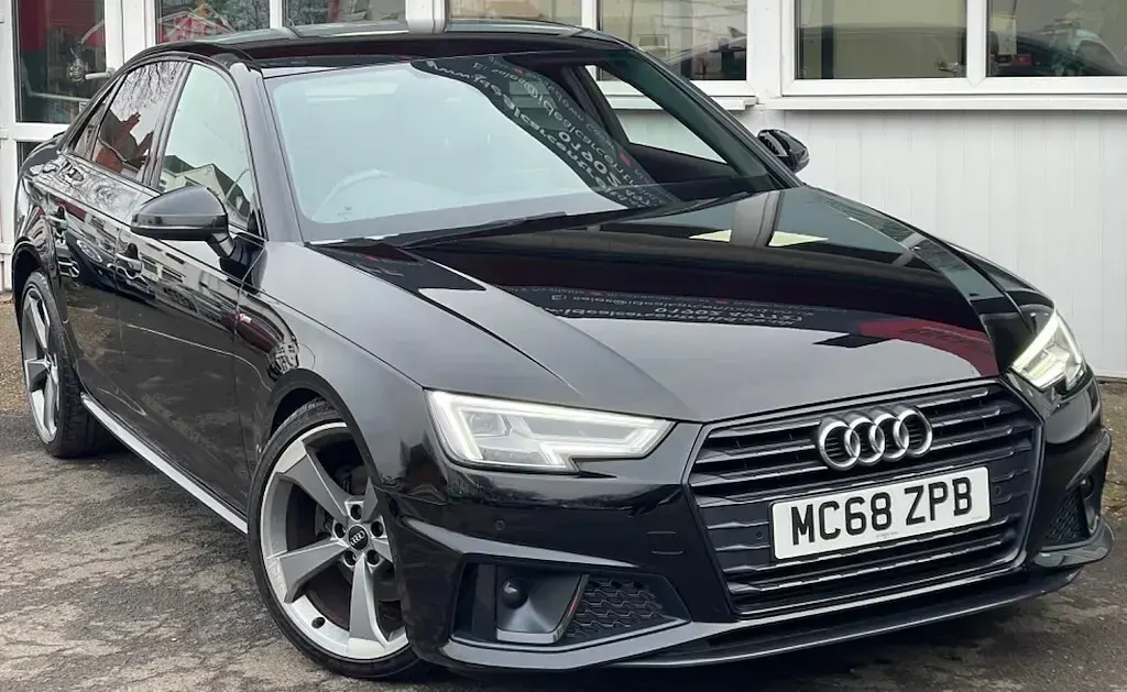 Used Audi A4 Black Edition 150 HP (110 kW) 2019 Black Sedan