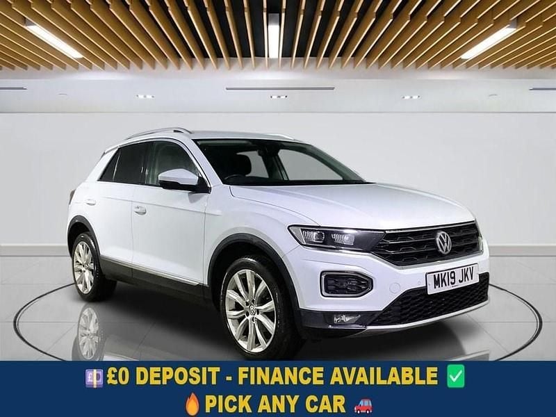 White Used 2019 VW T-Roc SEL SUV | £14,299 (Fair price) - Image 1/4