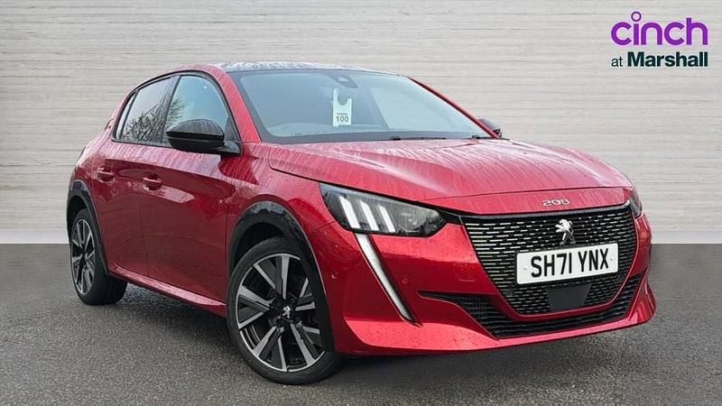 Used Peugeot 208 GTi 100 HP (73 kW) 2021 Red Hatchback