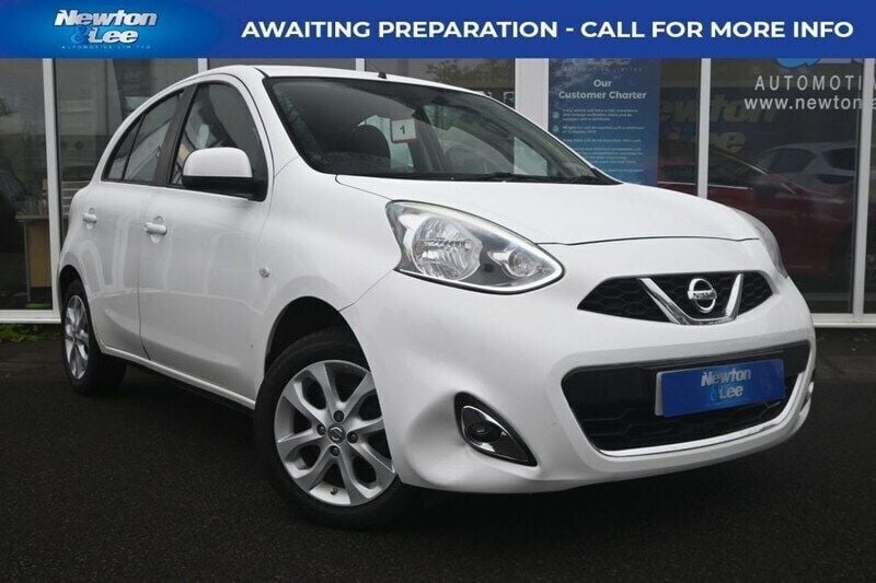 White Used 2014 Nissan Micra Acenta Hatchback | £7,500 (Fair price) - Image 1/4