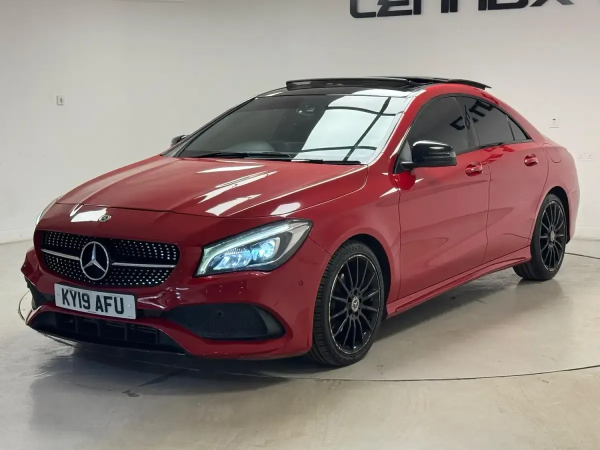 Used Mercedes CLA200 AMG line 2019 Red Coupe