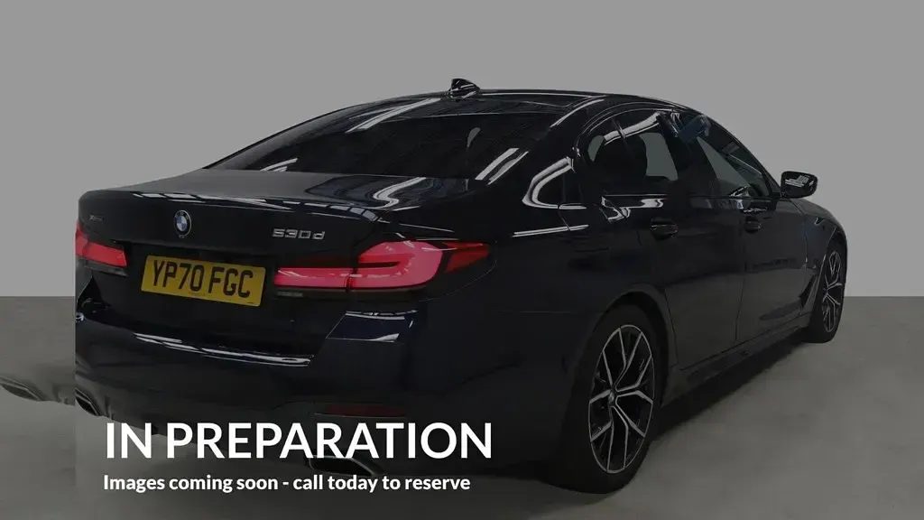 Used BMW 530 M Sport 2020 Black Sedan