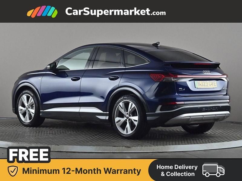 Used Audi Q4 e-tron S-Line 150 kW (204 HP) 2023 Blue SUV