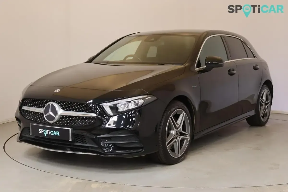 Used Mercedes A250 AMG line 215 HP (158 kW) 2021 Black Hatchback