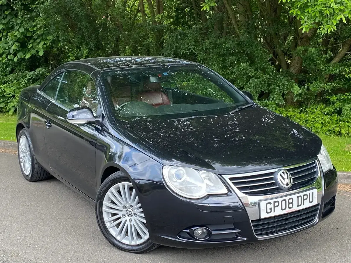 Used VW Eos Sportline 140 HP (102 kW) 2008 Black Cabriolet